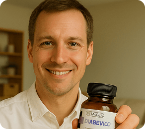 Person with KetoEssence product