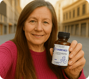 Person with KetoEssence product